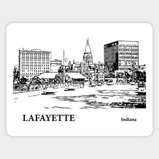 Lafayette Indiana Sticker